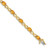 14k Complete 7x5mm Oval Citrine Infinity Link 7 inch Bracelet