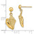 14K Conch Shell Dangle Earrings - TE-4C48319F-9511