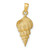 14k Conch Shell Pendant - C3-A9756876-9700