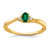 14K Created Emerald and Diamond Ring - RM-020BD312-4408