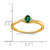 14K Created Emerald and Diamond Ring - RM-020BD312-4408