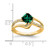 14k Created Emerald and Diamond Ring - RM-77618251-3149