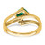 14k Created Emerald and Diamond Ring - RM-77618251-3149