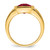 14k Created Ruby and Diamond Mens Ring - RM-14E79D4A-7768