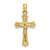 14K Crucifix W/ Beveled Edges Charm
