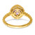 14k Cushion Amethyst Ring