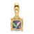 14k Cushion Mystic Fire Topaz and Diamond Pendant - PM-AF9C9EB0-2054