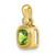 14k Cushion Peridot and Diamond Pendant - PM-85756EE4-2589