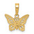 14k Cut-Out Butterfly Pendant