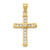 14k CZ Cross Pendant - K6-1885C238-7716
