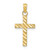 14k D/C Cross Pendant - K9-B24F2FA9-1836