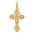 14K D/C Crucifix W /Fancy Tips Charm
