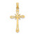 14K D/C w/ X-Center On Cross Charm