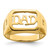 14k Dad's Ring Mounting only