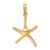 14K Dancing Starfish Charm