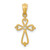 14k Diamond Accented Cross Pendant - PM-C794F200-4628