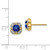 14k Diamond and Sapphire Fancy Earrings - EM-FE57E1BB-2726