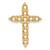 14k Diamond Cross Chain Slide Mounting - PM-A5D6F8E5-4792