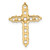14k Diamond Cross Chain Slide Mounting - PM-A5D6F8E5-4792