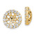 14k Diamond Earring Jackets - EJ-8EBF0482-5422