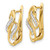 14k Diamond Hinged Hoop Earrings - EM-45330E12-4967