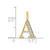 14K Diamond Letter A Initial Pendant - PM-1B8E6C70-6955