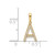 14K Diamond Letter A Initial Pendant - PM-712F491F-5976