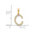 14K Diamond Letter C Initial Pendant - PM-C78F8065-3104