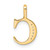 14k Diamond Letter C Initial Pendant - PM-C7ACC42C-1540