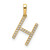 14K Diamond Letter H Initial Pendant - PM-3482C7EC-9067