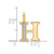 14k Diamond Letter H Initial Pendant - PM-68824E11-7775