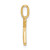 14k Diamond Letter K Initial Pendant - PM-B705B62C-6293
