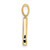 14K Diamond Letter L Initial Pendant - PM-33C85E26-9024