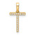 14K Diamond Letter T Initial Pendant - PM-BAAB19F0-3577