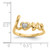14k Diamond LOVE Ring