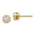 14k Diamond Semi-mount Stud Earrings - EM-3F179F7E-6446