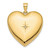 14k Diamond Star Ash Holder 24mm Heart Locket