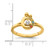14k Diamond with 4 Birthstone Mother/Child Ring Semi-mount
