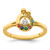 14k Diamond with 7 Birthstone Mother/Child Ring Semi-mount
