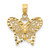 14K Diamond-cut Butterfly Pendant - D4-F71CDF95-3990