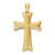 14k Diamond-cut Cross Pendant - K6-5FC30513-1042