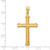 14K Diamond-cut Cross Pendant - XR-B94232EA-3788