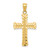 14k Diamond-cut Latin Cross Pendant - K6-E3544B0B-5892