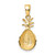 14k Diamond-cut Pineapple Pendant