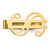 14k Dollar Sign Polished Money Clip