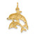 14k Dolphin Charm - C4-03B254BD-6578