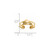 14k Dolphins Toe Ring