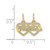 14k Double Heart BEST FRIENDS Break-apart Charm