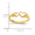 14K Double Heart Cut-Out Ring