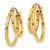 14K Double Hoop Earrings